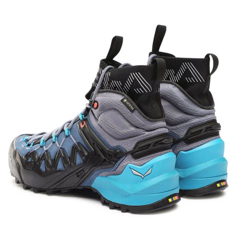 Trekkingschuhe Salewa Ws Wildfire Edge Mid Gtx Gore Tex Blau