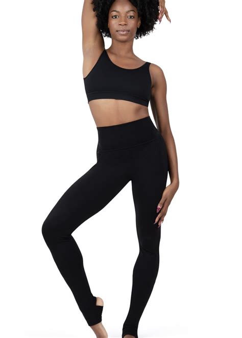 TB205W ADULT HIGH RISE STIRRUP LEGGING Jazz Rags Dancewear