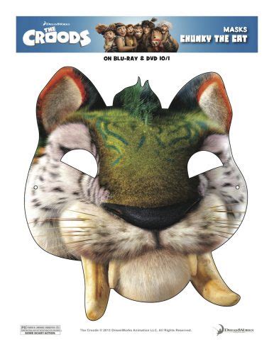 The Croods Printable Masks FHEInsiders TheCroodsDVD Mom And More