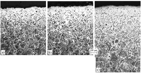 Microstructure Of The Surface Part Of C Steel After Annealing At Ta