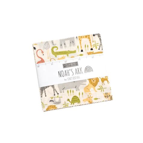 Moda Fabrics Noah S Ark Charm Pack By Stacy Iest Hsu 20870PP Emerald