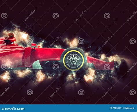 Epic Race Car Racing A Cyberpunk City Stock Photography Cartoondealer