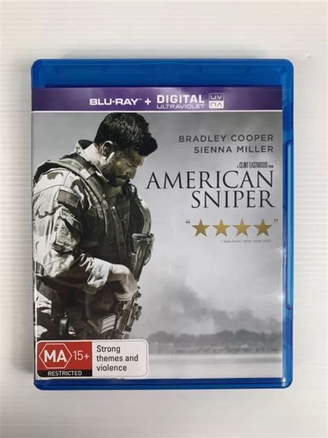 AMERICAN SNIPER BRADLEY Cooper Sienna Miller Blu Ray Movie 5 56