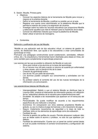 Programa virtual de formación del profesorado Introducción al Moddle PDF