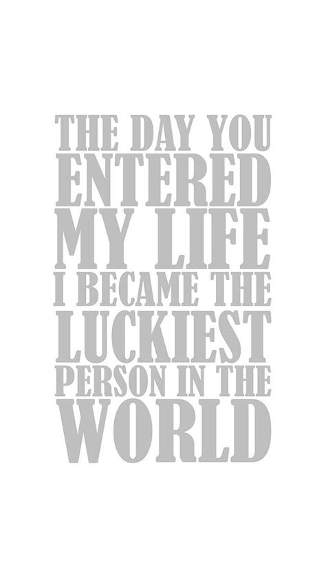 I Am The Luckiest Man In The World Quotes Bl