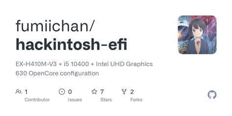 GitHub Fumiichan Hackintosh Efi EX H410M V3 I5 10400 Intel UHD