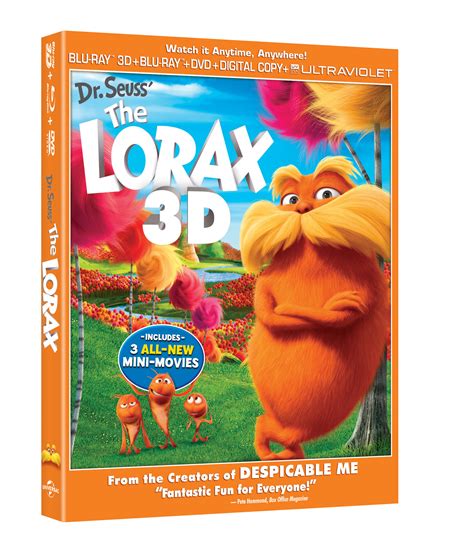 Dr Seuss The Lorax On D Blu Ray And Dvd August We Are Movie Geeks