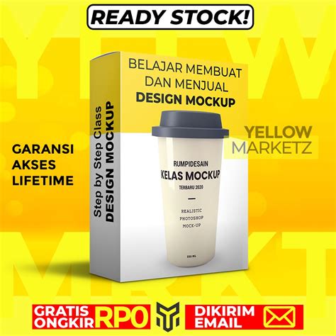 Kelas Mockup Panduan Step By Step Membuat Desain Mockup Produk Digital