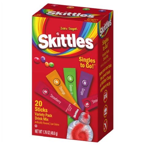 Skittles Singles To Go® Variety Pack Drink Mix Packets 20 Packets