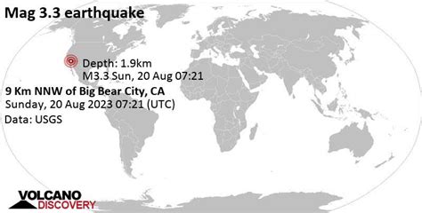 Quake Info: Light Mag. 3.3 Earthquake - 21 mi Southeast of Apple Valley ...