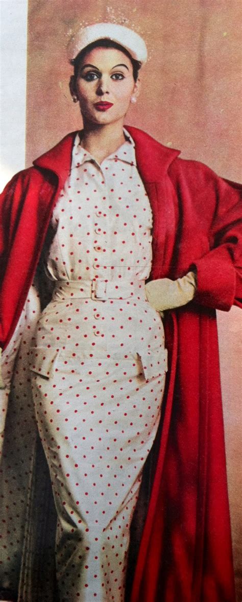 Vintage Fashion Spread From Womans Day 1958 Colorful Fashion