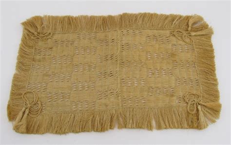 Flax woven mat; 1880-1889; 1954-332-0003 | eHive