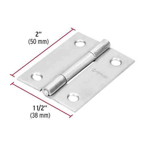 Br Truper Bisagra Rectangular Acero Inoxidable Hermex