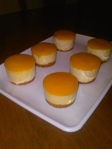 Mini Mango Cheesecakes NO Gelatine NO Egg NO Bake Make