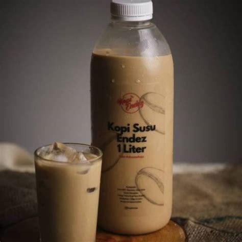 Jual Kopi Susu Gula Aren Kekinian 1 Liter Literan Botol Botolan Kopi