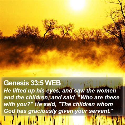 Genesis 33:5 WEB Scriptures Images