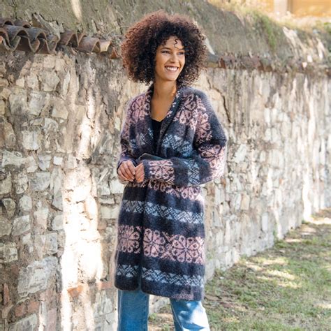 Tutorial Cappotto Jacquard Lieve E Merino Soft Lane Mondial