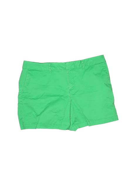 Tommy Hilfiger Solid Green Khaki Shorts Size 12 74 Off Thredup