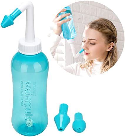 IDT Waterpulse 500ml Nasal Wash System Neti Pot Cleaner Powder Washing