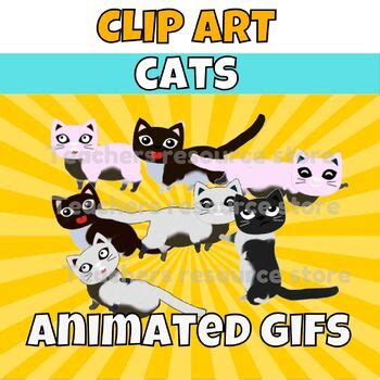 Pet Clipart Cat Clip Art by Teachers Resource Store | TPT