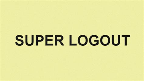 Super Logout Blogopod