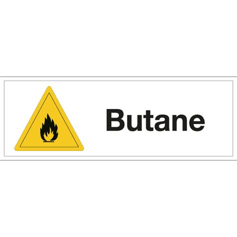 Panneau Danger Butane Matières dangereuses