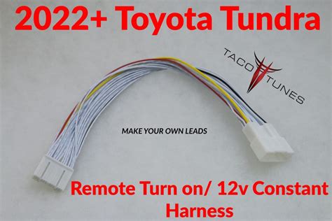 Tundra Add Amplifiers To Factory Stereo Plug Play Harness Sound