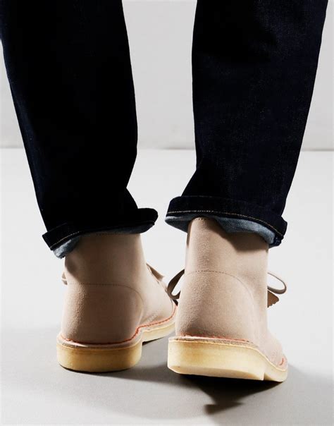 Clarks Originals Desert Boot Sand Suede Terraces Menswear