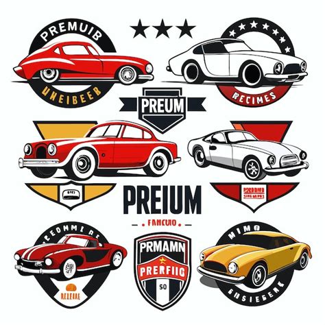 Coleção de logotipos de carros Emblemas automotivos icônicos para