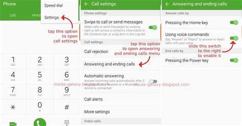 Inside Galaxy Samsung Galaxy S Edge How To Answer Or Reject Call