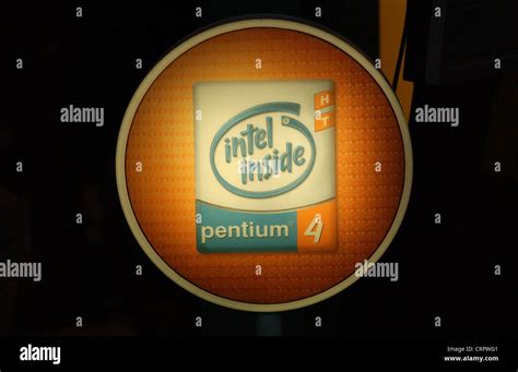 Intel Inside Logo - pentium 4 Stock Photo - Alamy