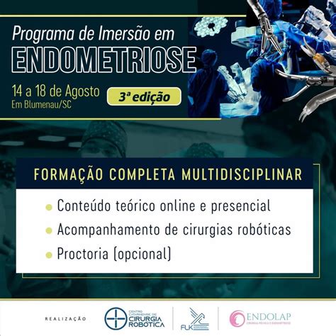 Terceira edição do Programa de Imersão em Endometriose Clínica Cirurgika