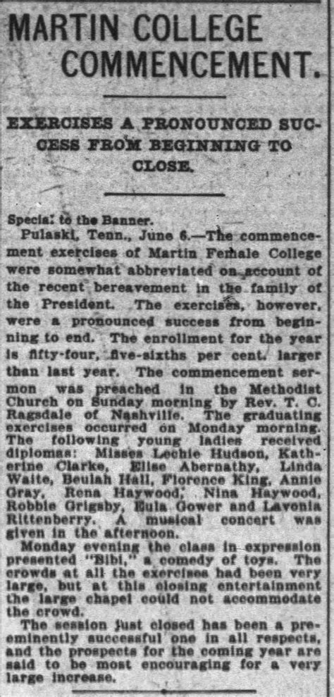 Martin College... - Giles County, TN, History & Genealogy