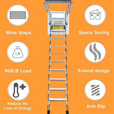 Techtongda Retractable Folding Attic Ladder With Philippines Ubuy