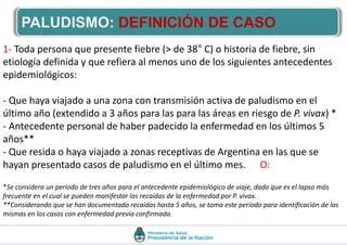 Capacitación Paludismo Personal de Salud 20181 ppt