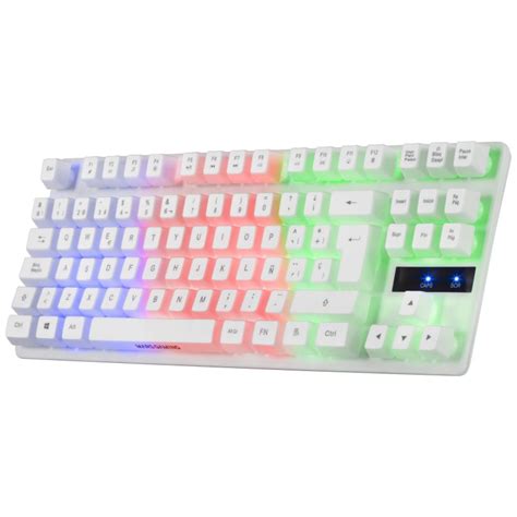 Mars Gaming Mk Tkl Teclado Gaming H Brido Rgb Blanco Pccomponentes