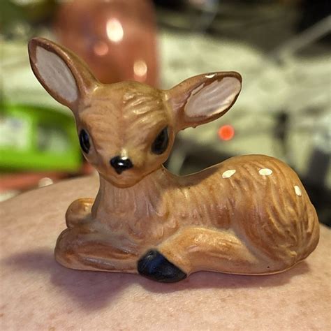 Accents Vintage Deer Figurine Ceramic Made In Japan Fawn Poshmark