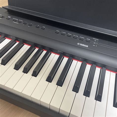 【美品】yamaha 電子ピアノ Pシリーズ 88鍵盤 ブラック P 125b メルカリ