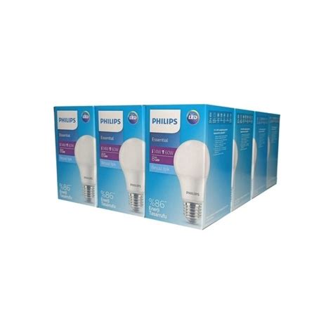 Hepsigeliyo Philips 8W Beyaz Renk LED Ampul 12Lİ Paket 6500K