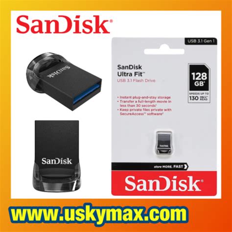 Sandisk Ultra Fit Gb Usb Flash Drive Nsaae