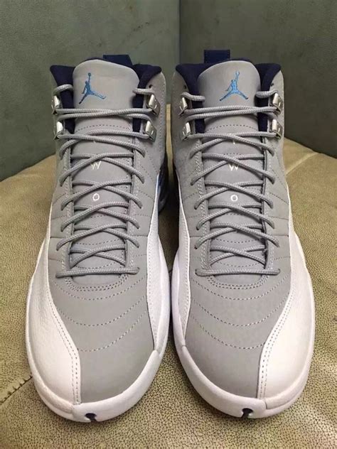 Air Jordan 12 Grey University Blue Release Date Sneaker Bar Detroit