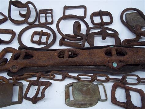 Vintage Horse Harness Buckles Clasp Rings Etc Steel Ebay