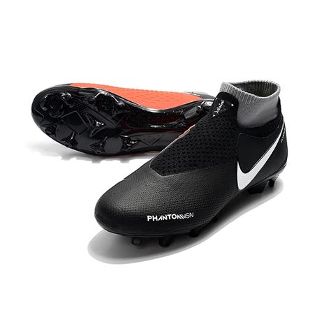 Nike Tacos De Futbol Phantom Vsn Elite Df Fg Negro Rojo Bianca