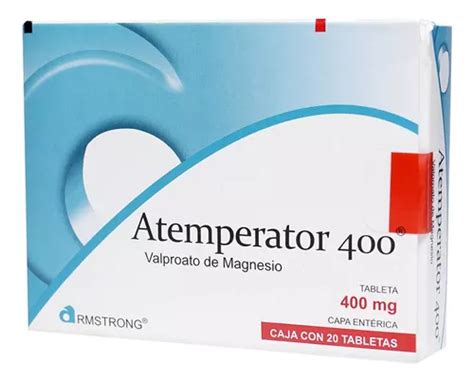 Atemperator 400mg 20 Tabletas 400mg Caja Con 20 Tabletas Envío gratis