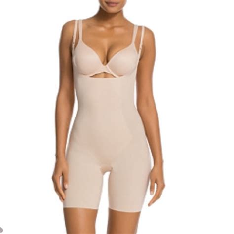 Spanx Intimates And Sleepwear Nwt Spanx Trust Your Thinstincts Midthigh Bodysuit Poshmark