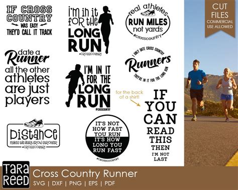 Cross Country Runner Running SVG And Cut Files For Crafters Etsy