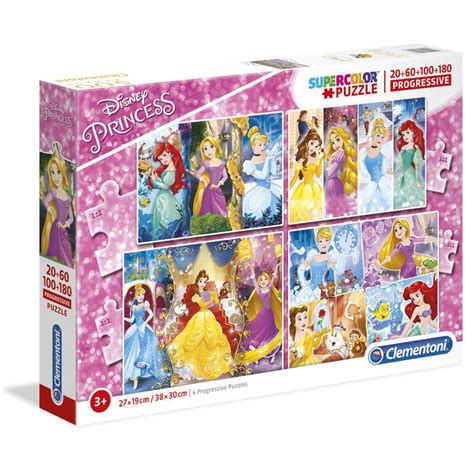 Puzzle Princesas Disney 20 60 100 180pzs ConforHome