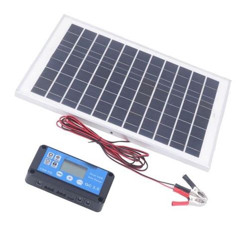 VGEBY Kit De Panneau Solaire 18 V Kit De Panneau Solaire 50 W 18 V Avec