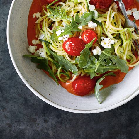 Spaghettis Et Courgettes Sauce Rosée Ricardo