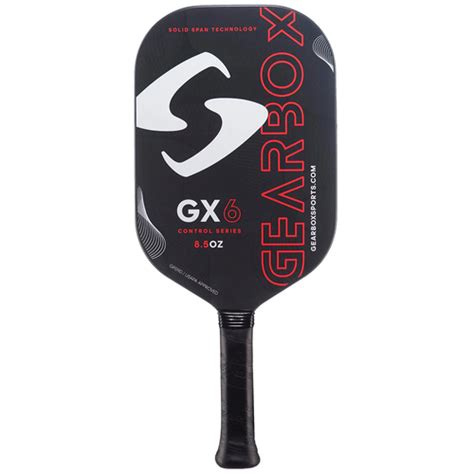 GEARBOX Pickleball Paddle GX6 CONTROL - 8.5oz | Racquets Pro Shop